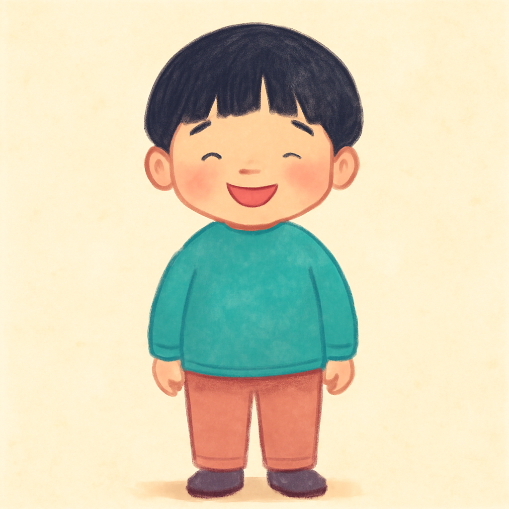 Good: child alone, simple background