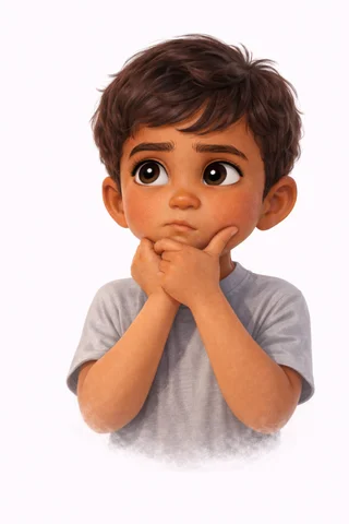 Personalised child avatar illustration