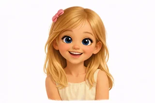 Personalised child avatar illustration