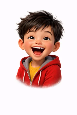 Personalised child avatar illustration