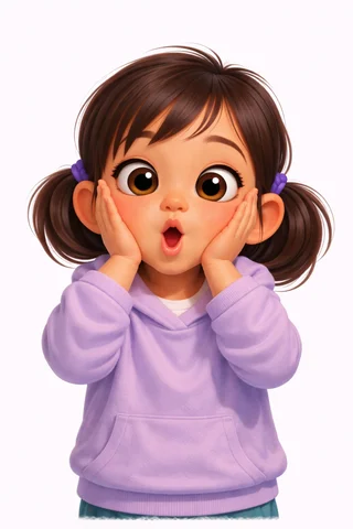 Personalised child avatar illustration