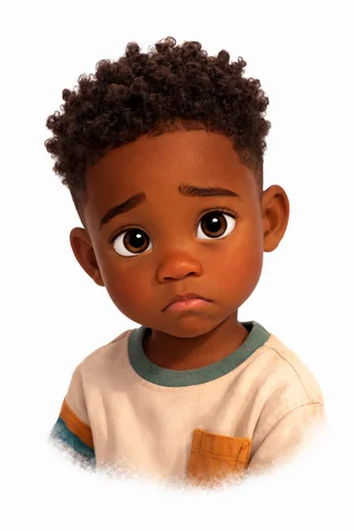 Personalised child avatar illustration
