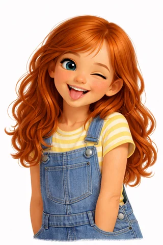Personalised child avatar illustration