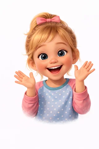 Personalised child avatar illustration