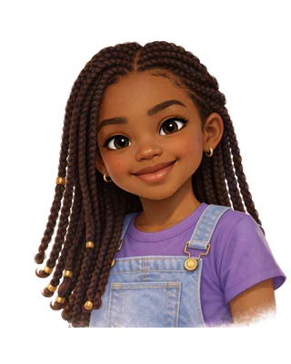 Personalised child avatar illustration