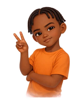 Personalised child avatar illustration